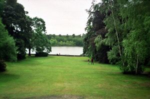 Blick auf den See von der Terrasse des Seminarraums