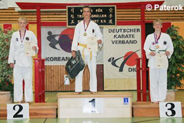 Gold Markus Homberg, Silber Max Ziegler und Bronze für Eike Brahms