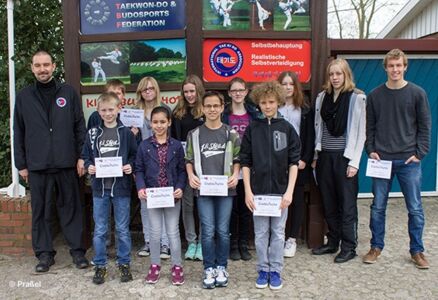 Die auf der Versammlung geehrten Mitglieder