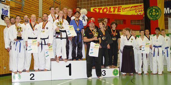 Die VTB-Herrenmannschaft wurde Vize-Europameister: Alexander Hartmann, Stefan Jütting, Thomas Weber, Axel Markner, Martin Hampel, Matthias Lux und Christian Hell