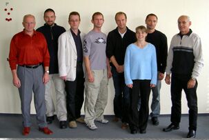 v.l.: H. Spitznagel, A. Hartmann, V. Ritter, B. Busse, O. Bomber, S. Edsen, J. Fritzsche, R. Brünig