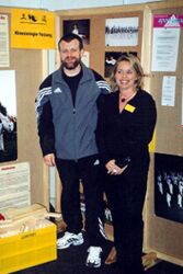 Rainer Schmidt und Annette Kesten von der Geschäftsstelle des Stadtsportbund Oldenburg