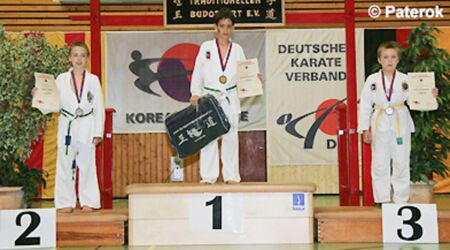 Gold für Marven Falkenau, Silber für Robin Oefler und die Bronzemedaille erkämpfte sich Patrick Sachse